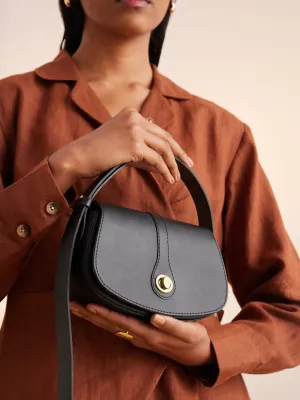 Summer Bag Shoulder Peru-Black-Bag-Ss25-Psb-Blk Leather-Cord