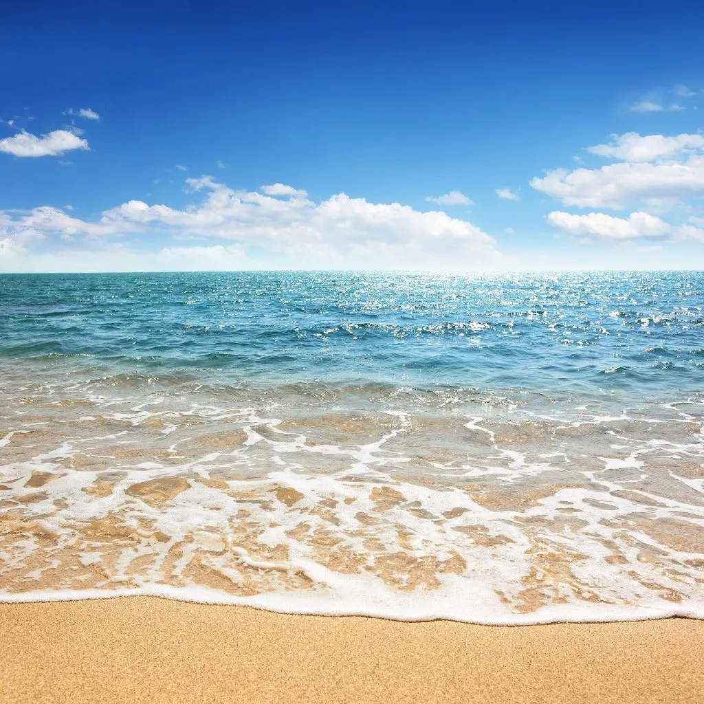 Summer Beach Waves Wallpaper Mural