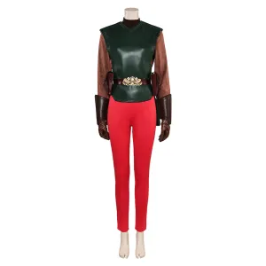 SW  Attack Of The Clones Coruscant Attack Padme Amidala Pilot Flight Suit Cosplay Costume Outfits Halloween Carnival Suit