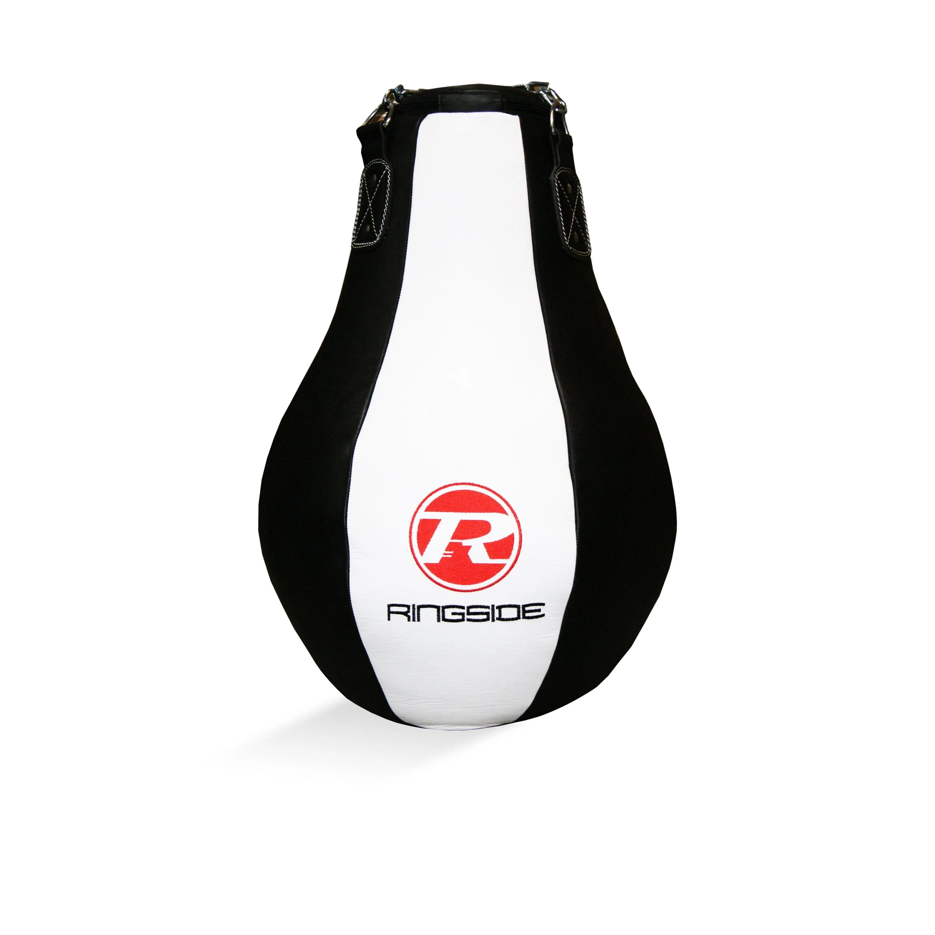 Synthetic Leather Maize Punch Bag - Black/White