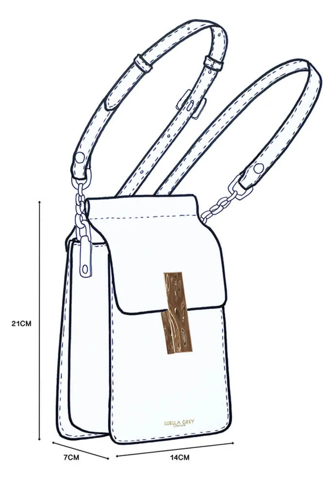 Tamsin Black Phone Crossbody