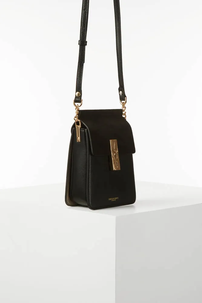 Tamsin Black Phone Crossbody
