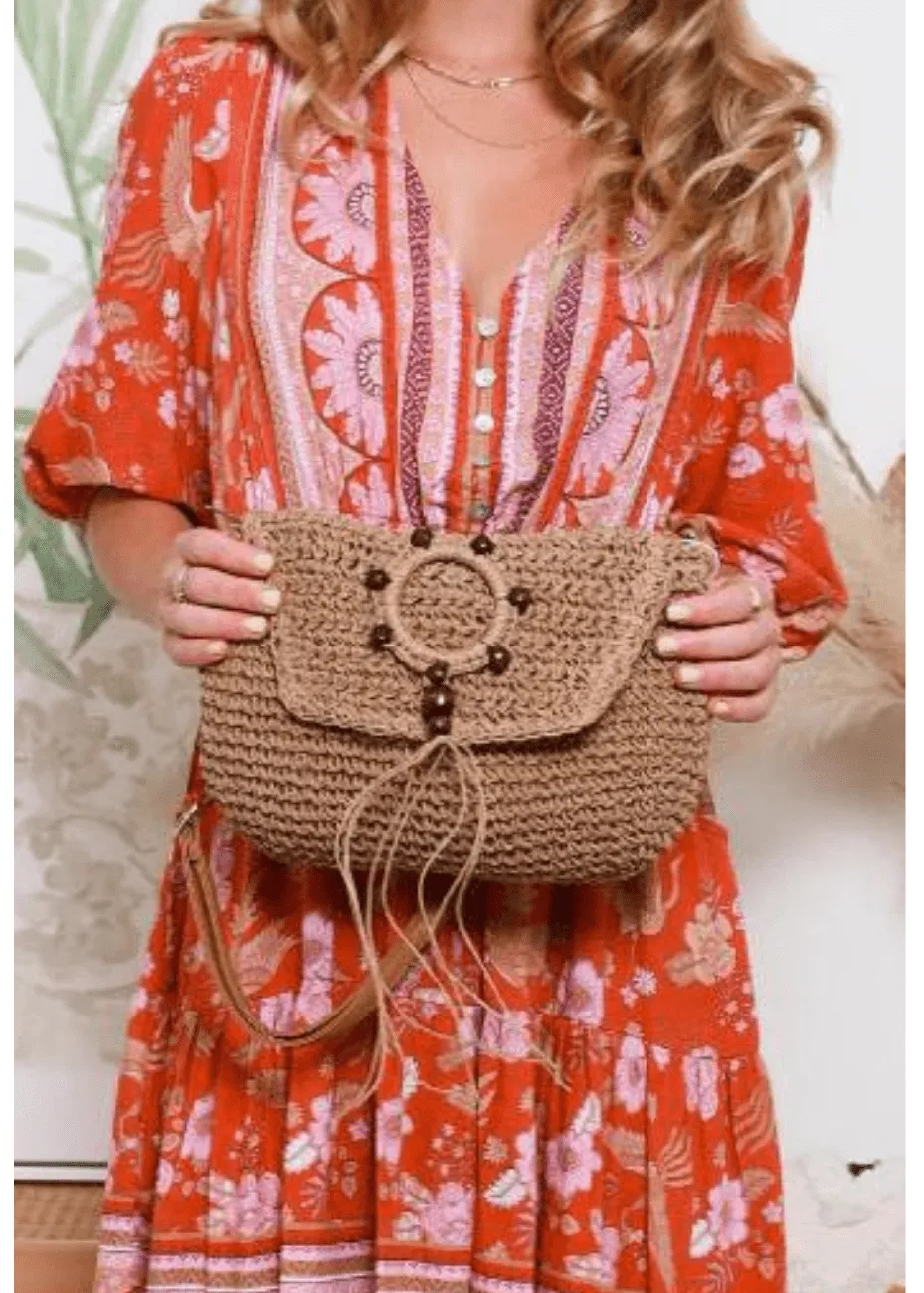 Tan Boho Handbag