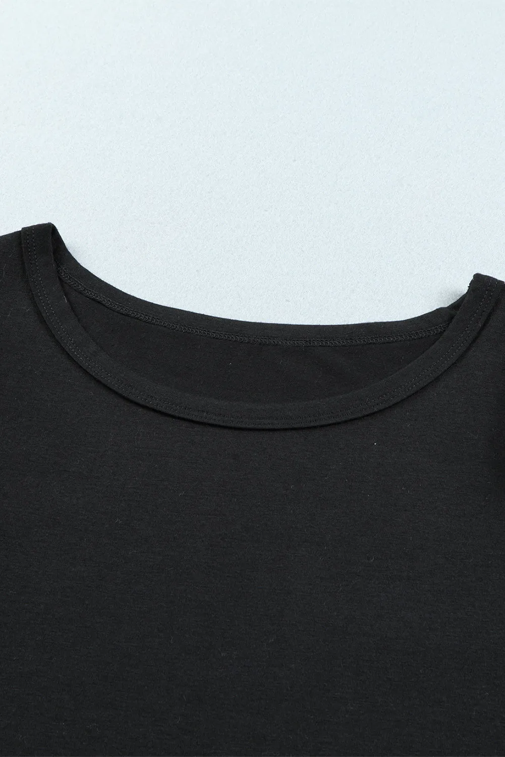 Tang Mesh Trim Short Sleeve Tee
