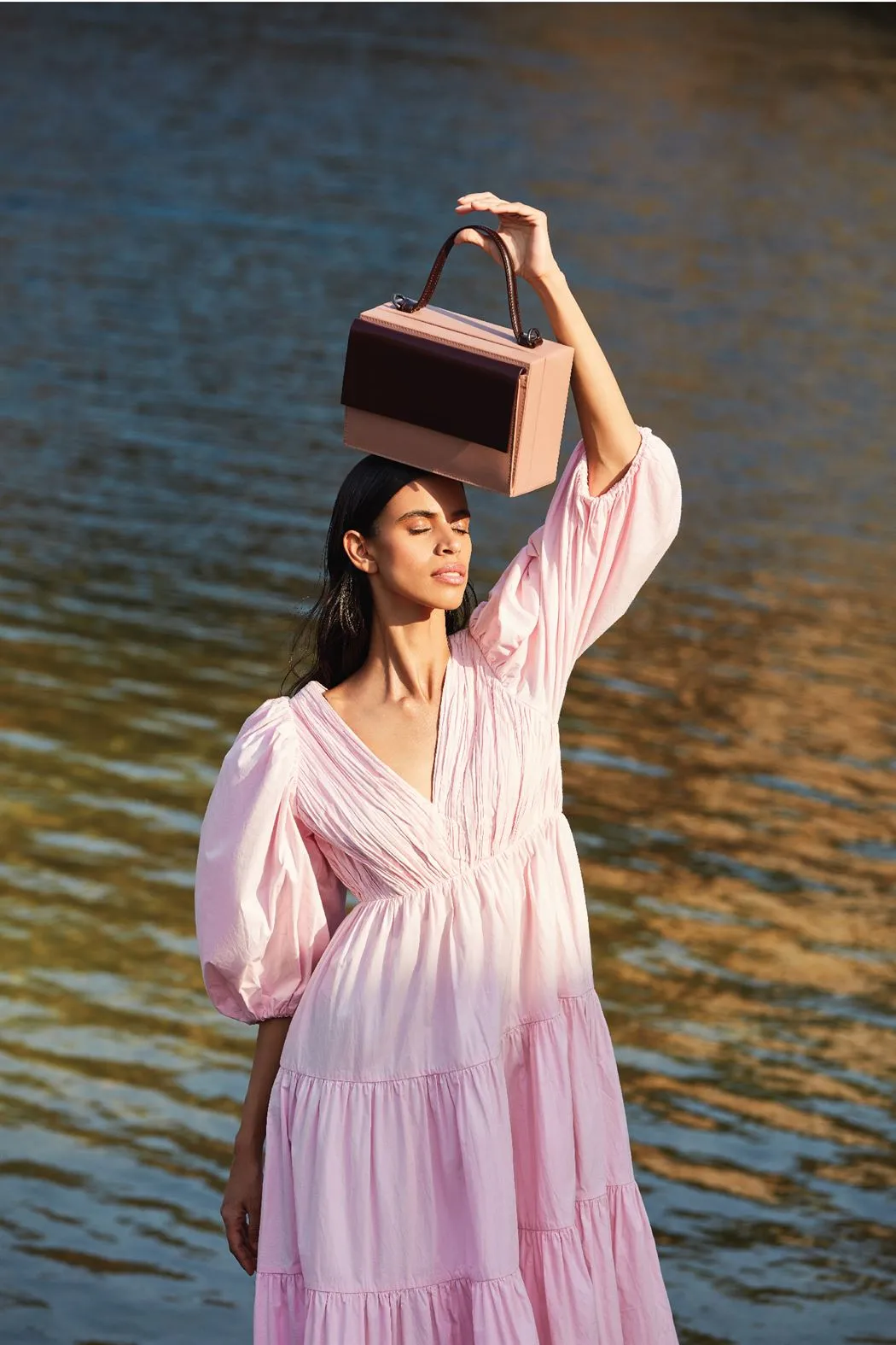 Tanned   I   Box Bag      Dusty  Rose  TO/BB-DR  I Leather Bag