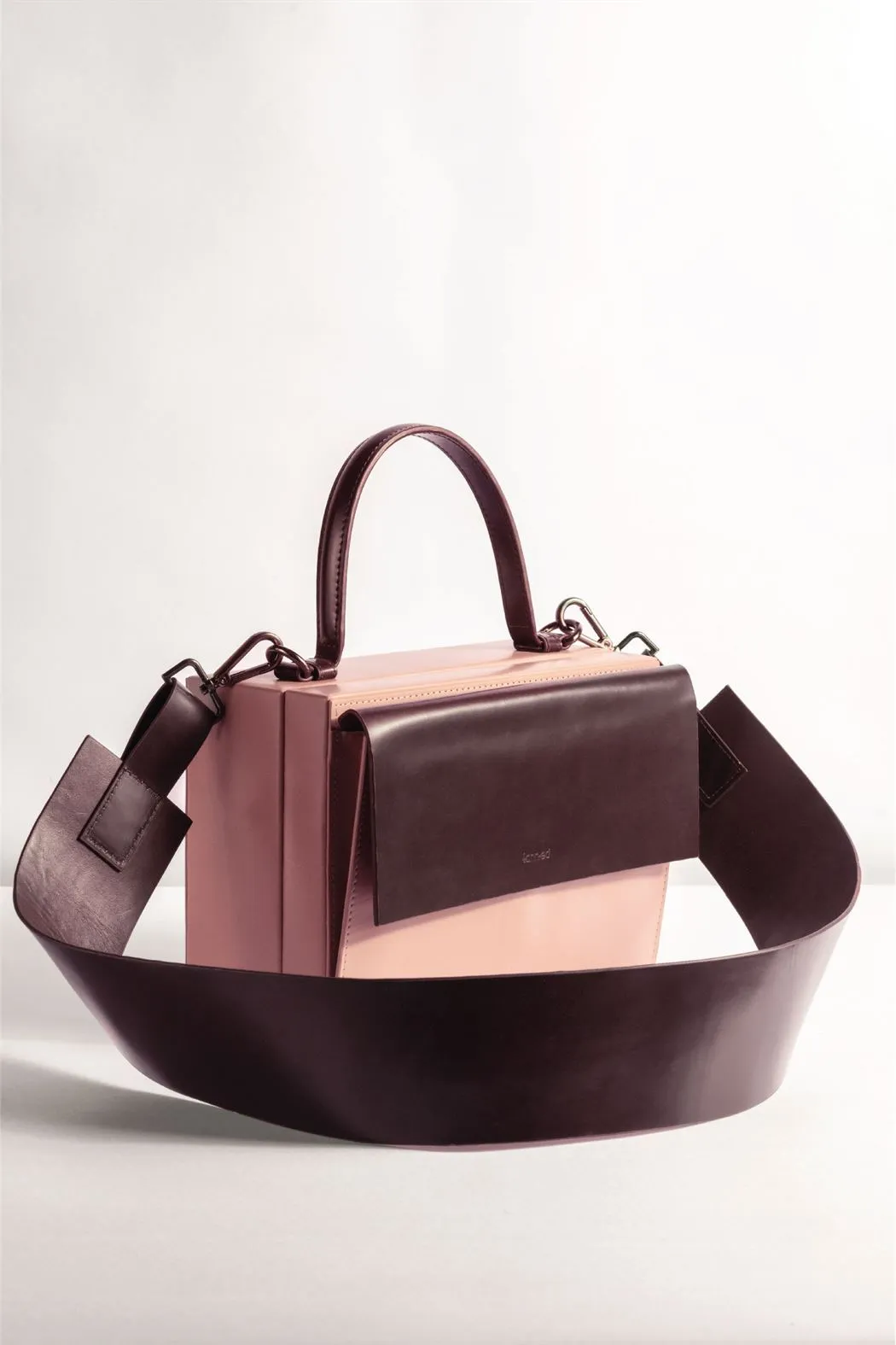 Tanned   I   Box Bag      Dusty  Rose  TO/BB-DR  I Leather Bag