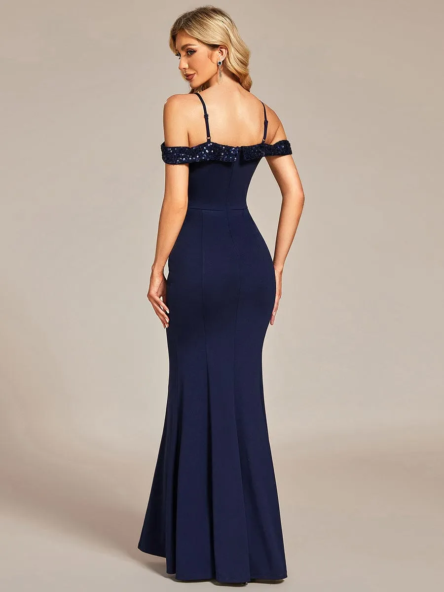 Tara flattering evening or school ball dress in navy size Express NZ wide