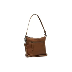 The Chesterfield Leather Shoulder Bag Cognac Faro