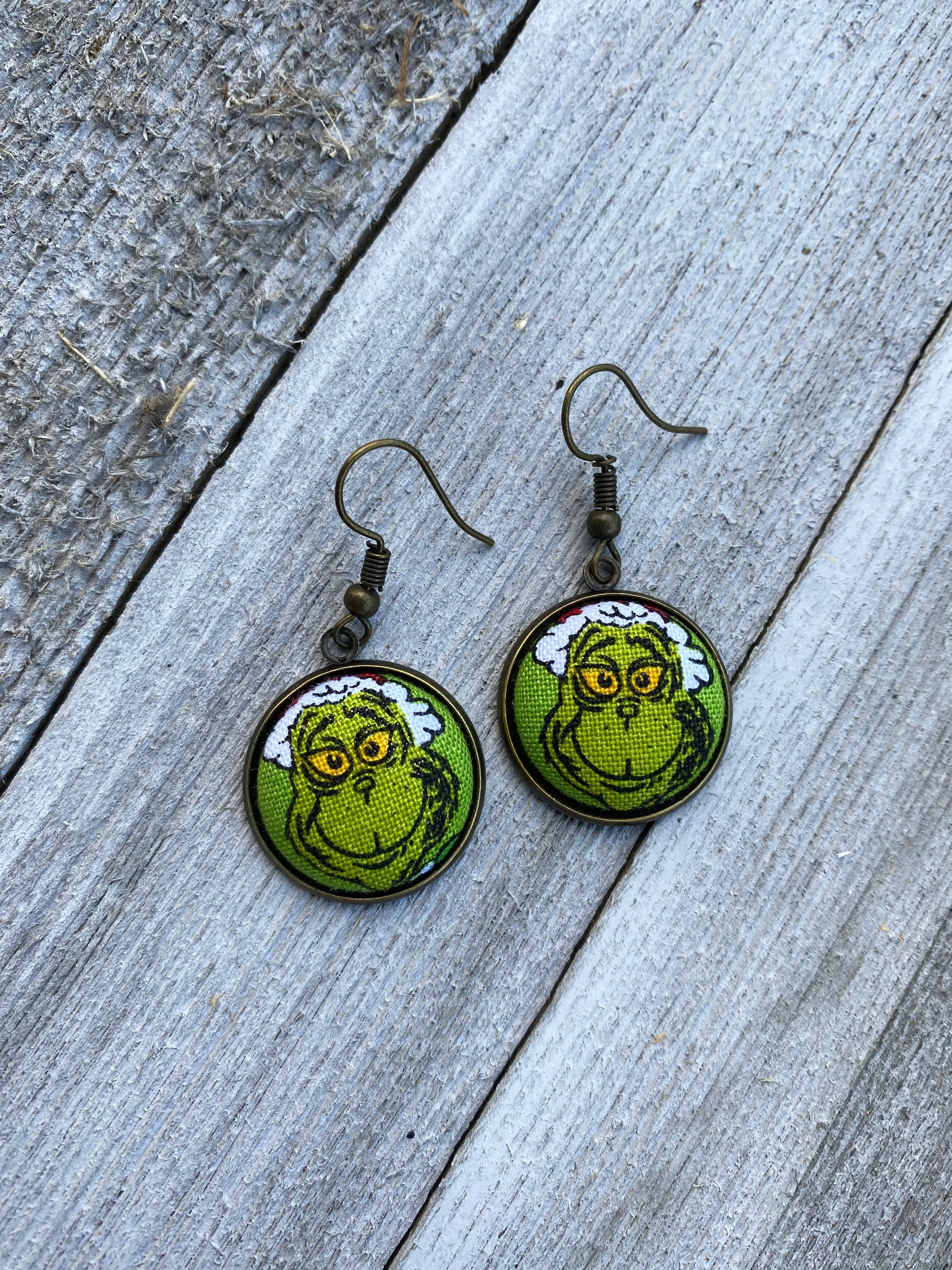 The Grinch Dangle Earrings