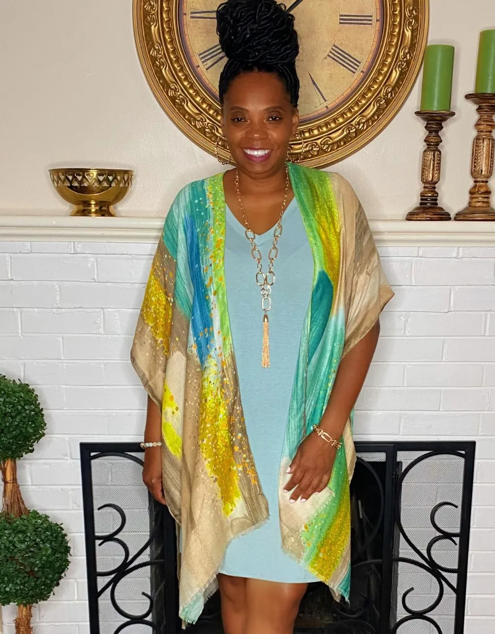 The Weekend Dress Light Green Curvy