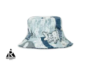 Thorn Wrapped Grid Bucket Hat "Sky"