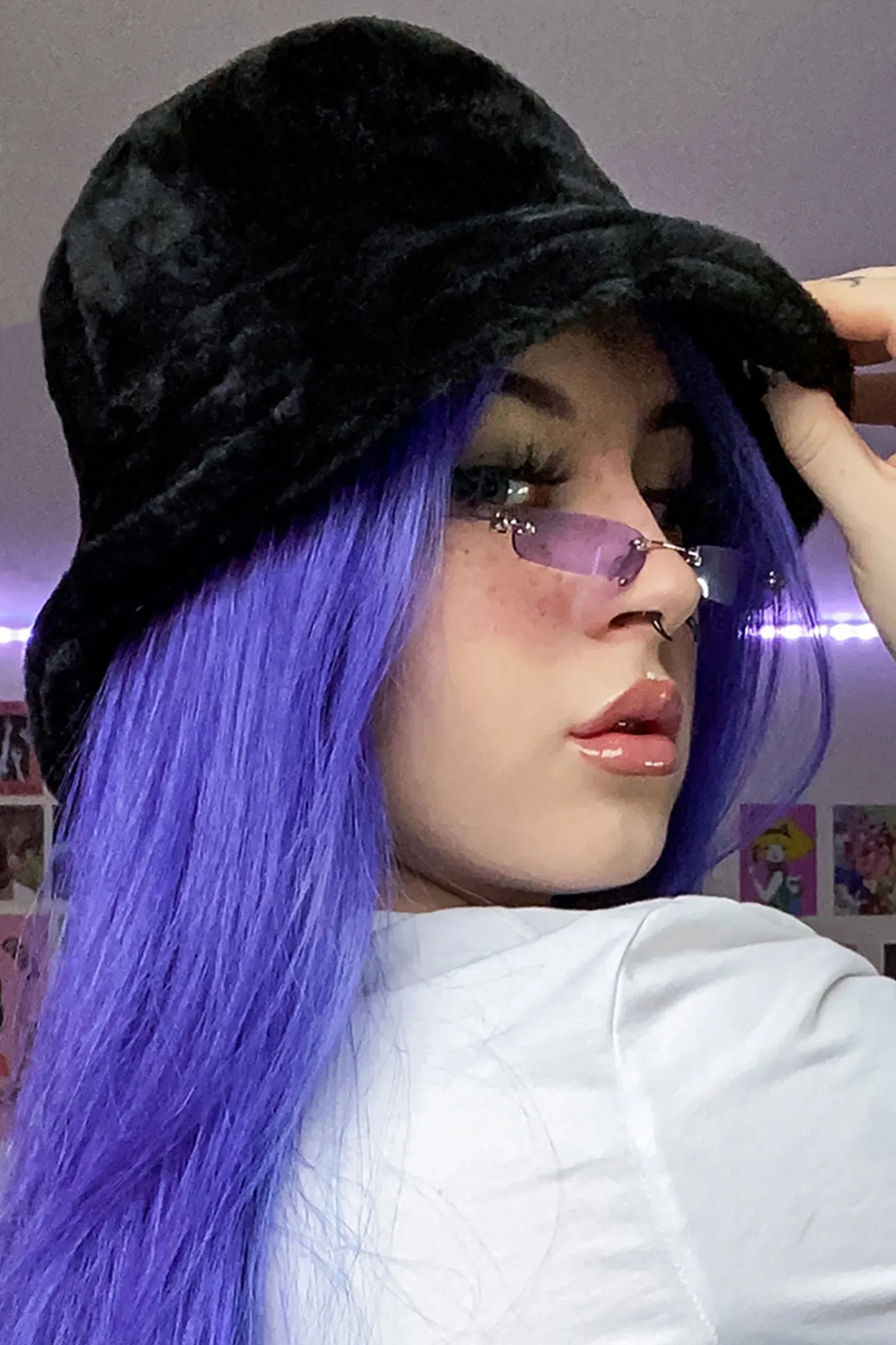 Throwback Fluffy Bucket Hat