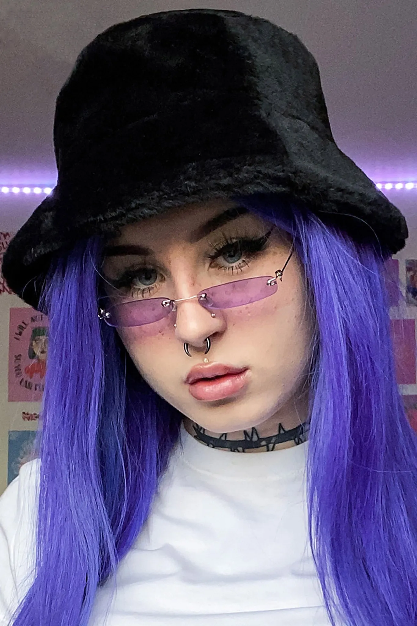 Throwback Fluffy Bucket Hat