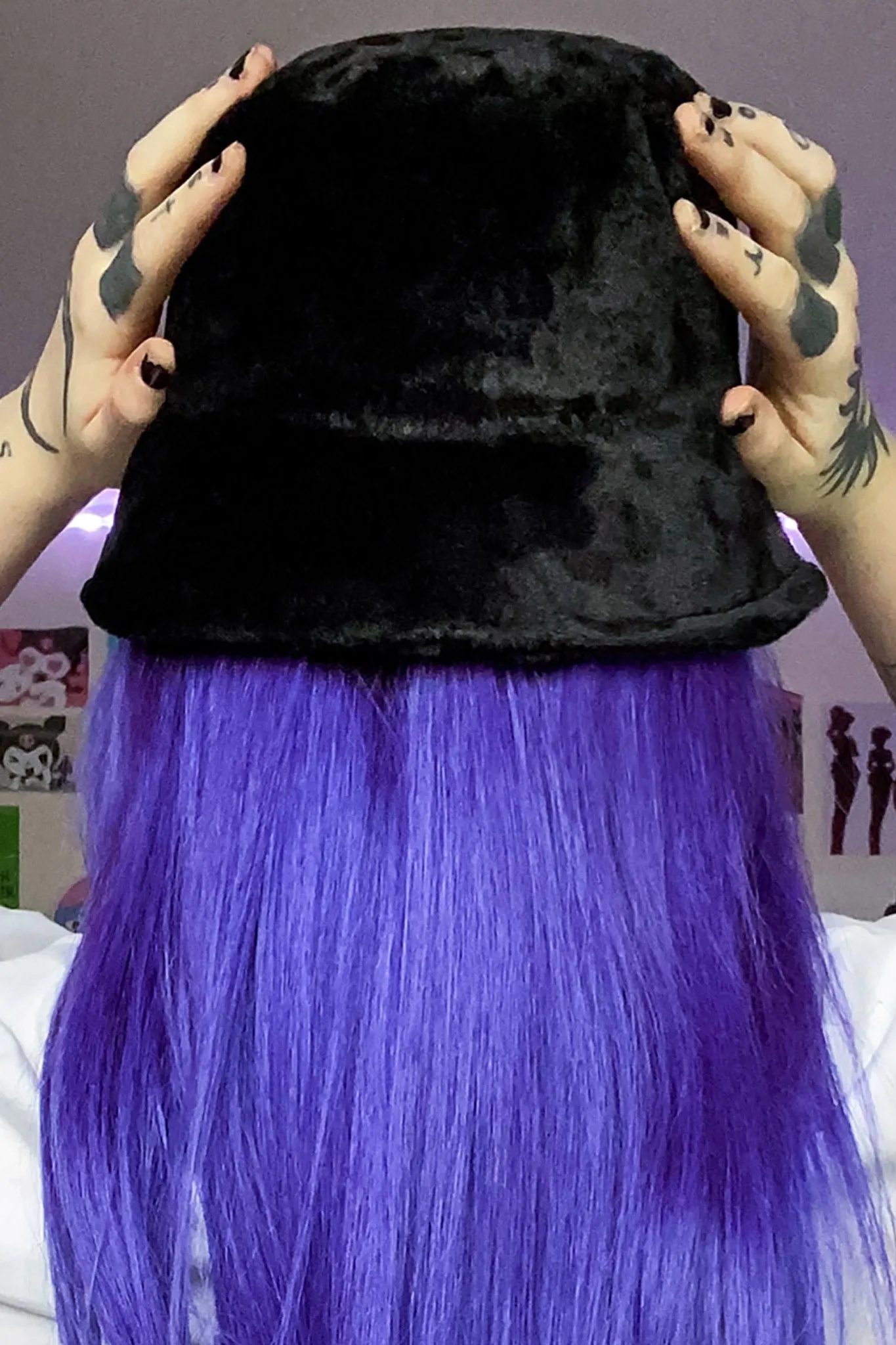 Throwback Fluffy Bucket Hat