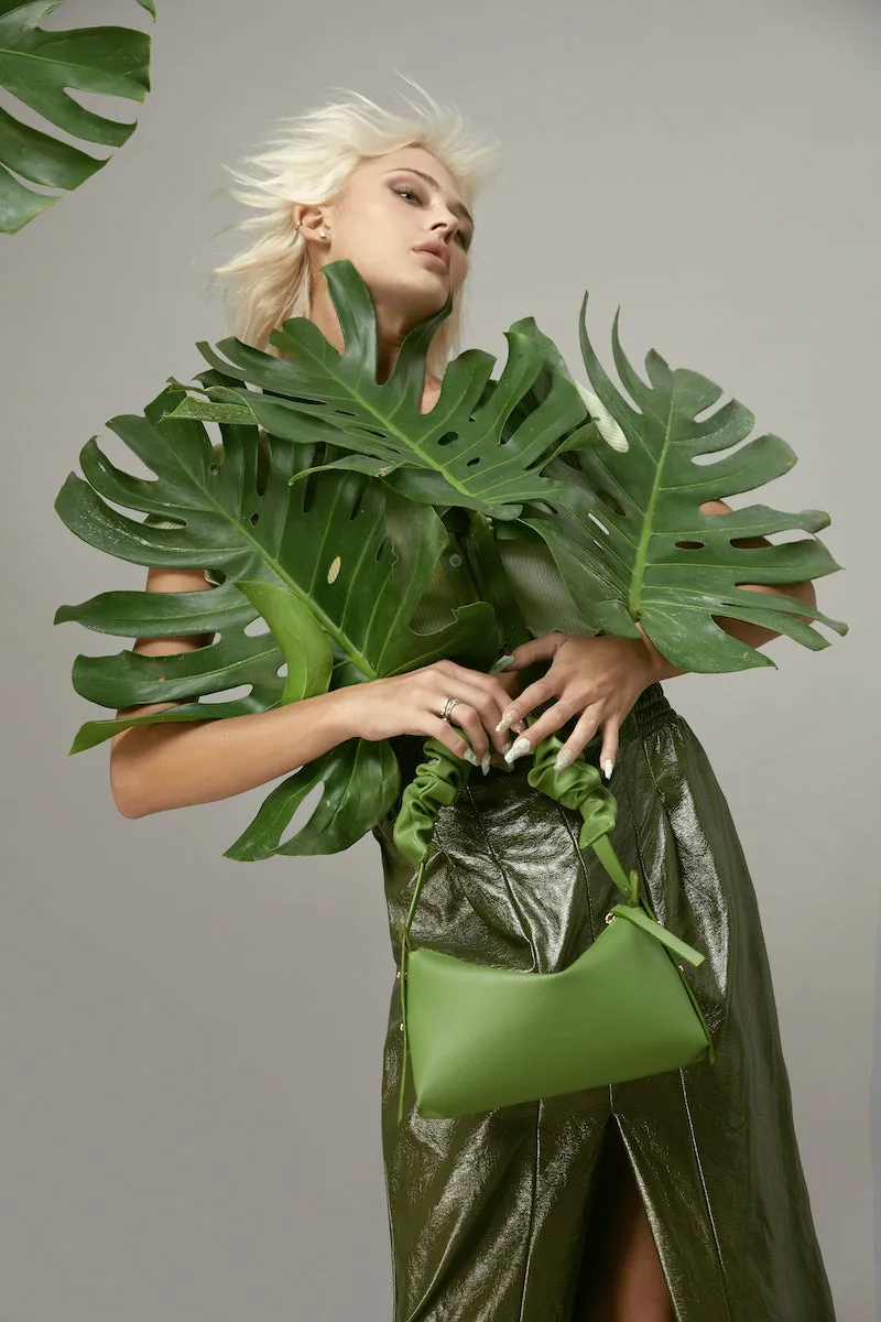 Túi xách M BAG màu xanh lá (nhỏ)