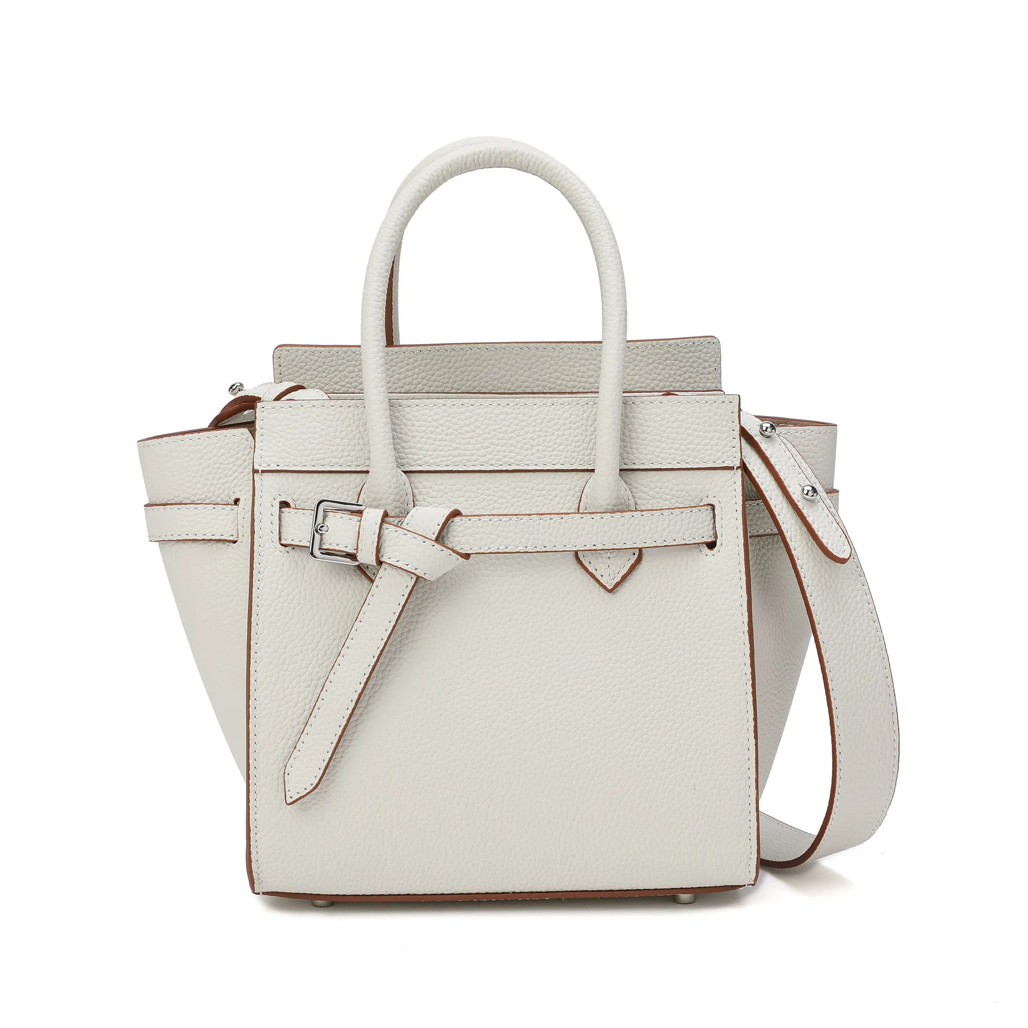 Tiffany & Fred Full-grain Satchel/Messenger Bag
