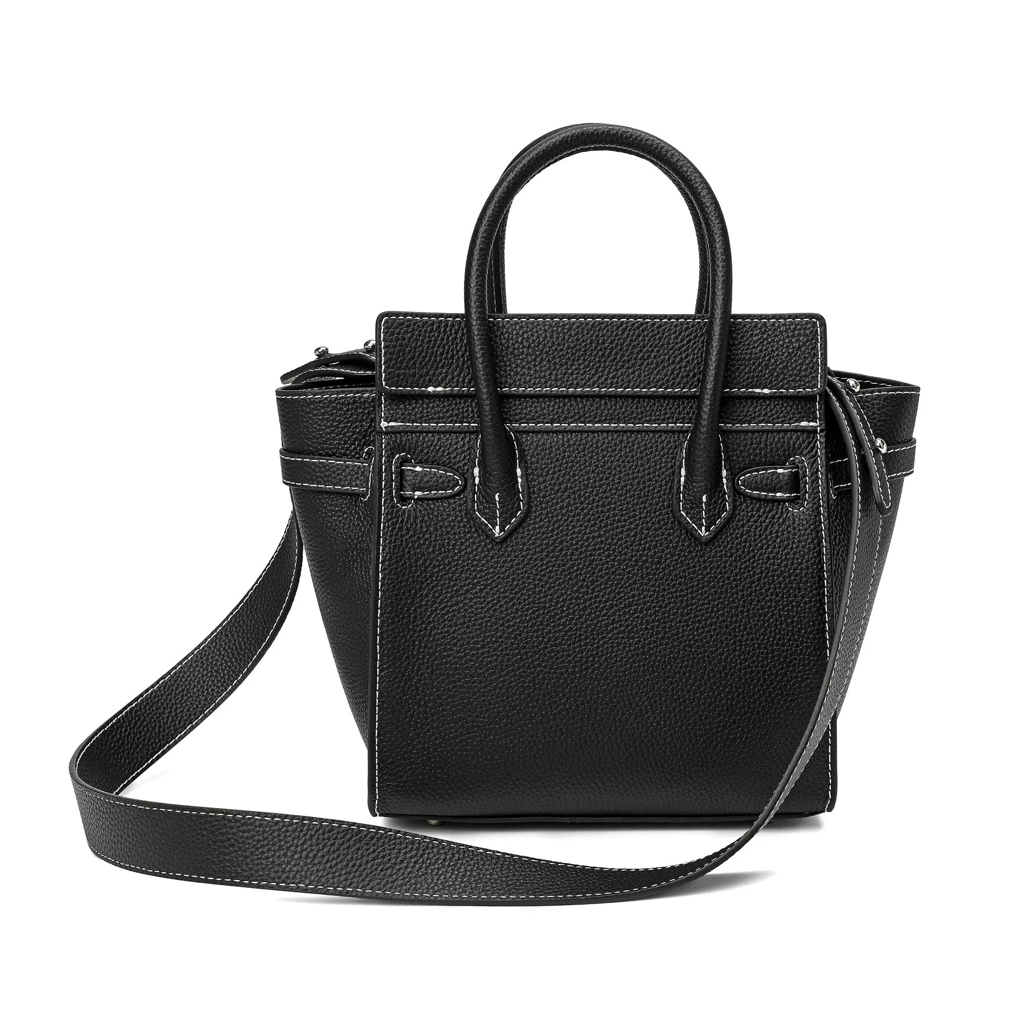Tiffany & Fred Full-grain Satchel/Messenger Bag