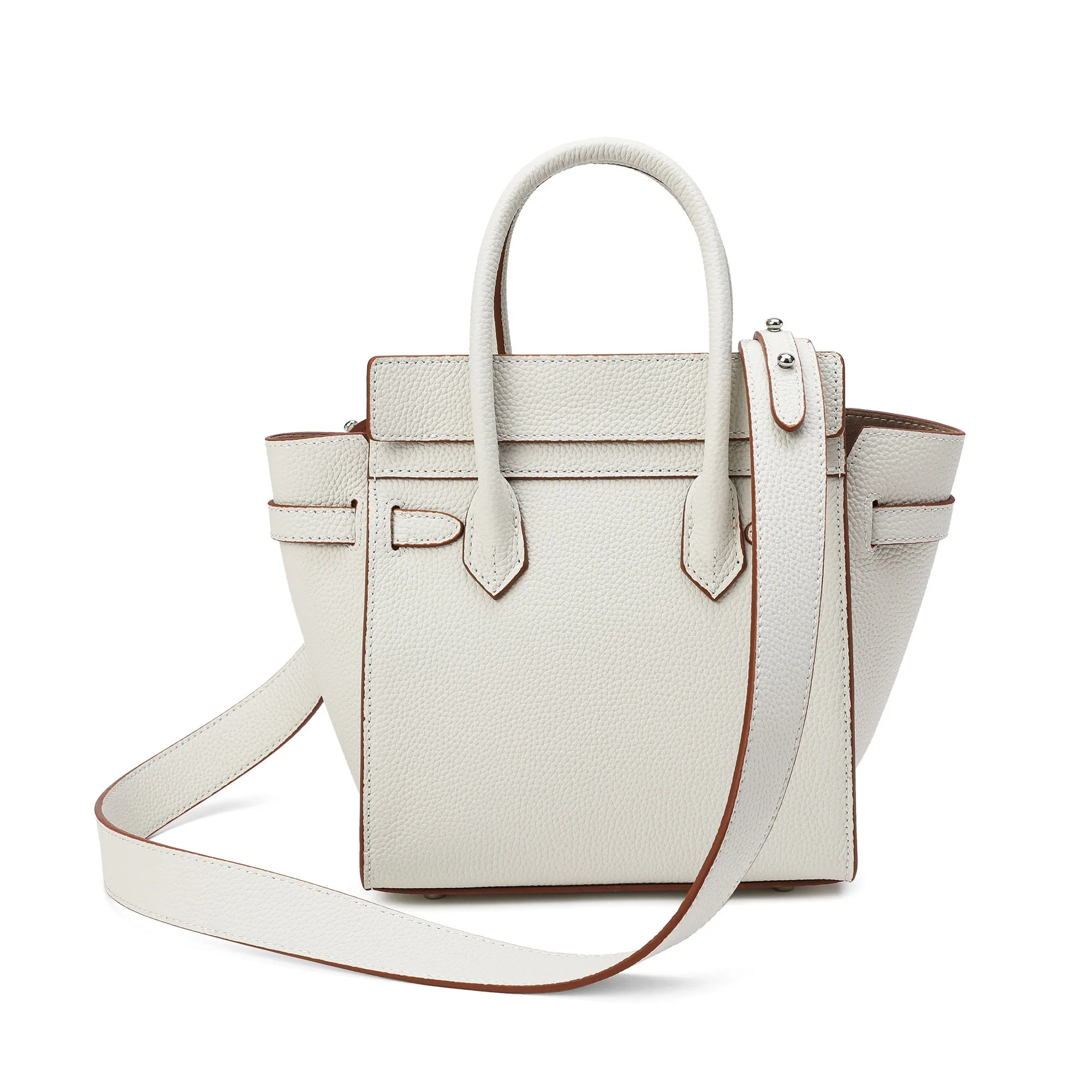Tiffany & Fred Full-grain Satchel/Messenger Bag