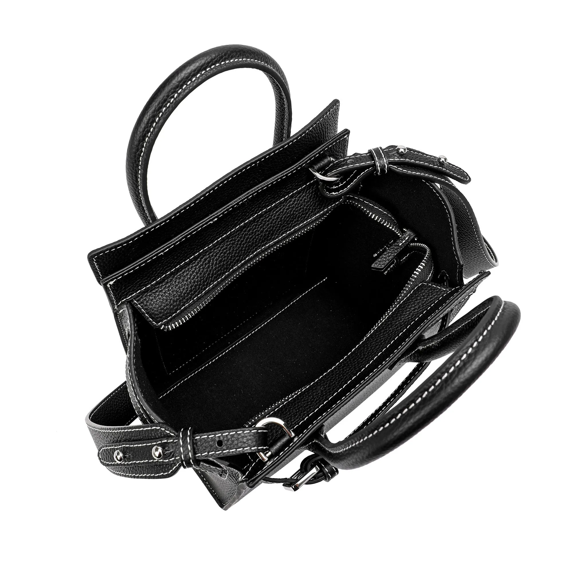 Tiffany & Fred Full-grain Satchel/Messenger Bag