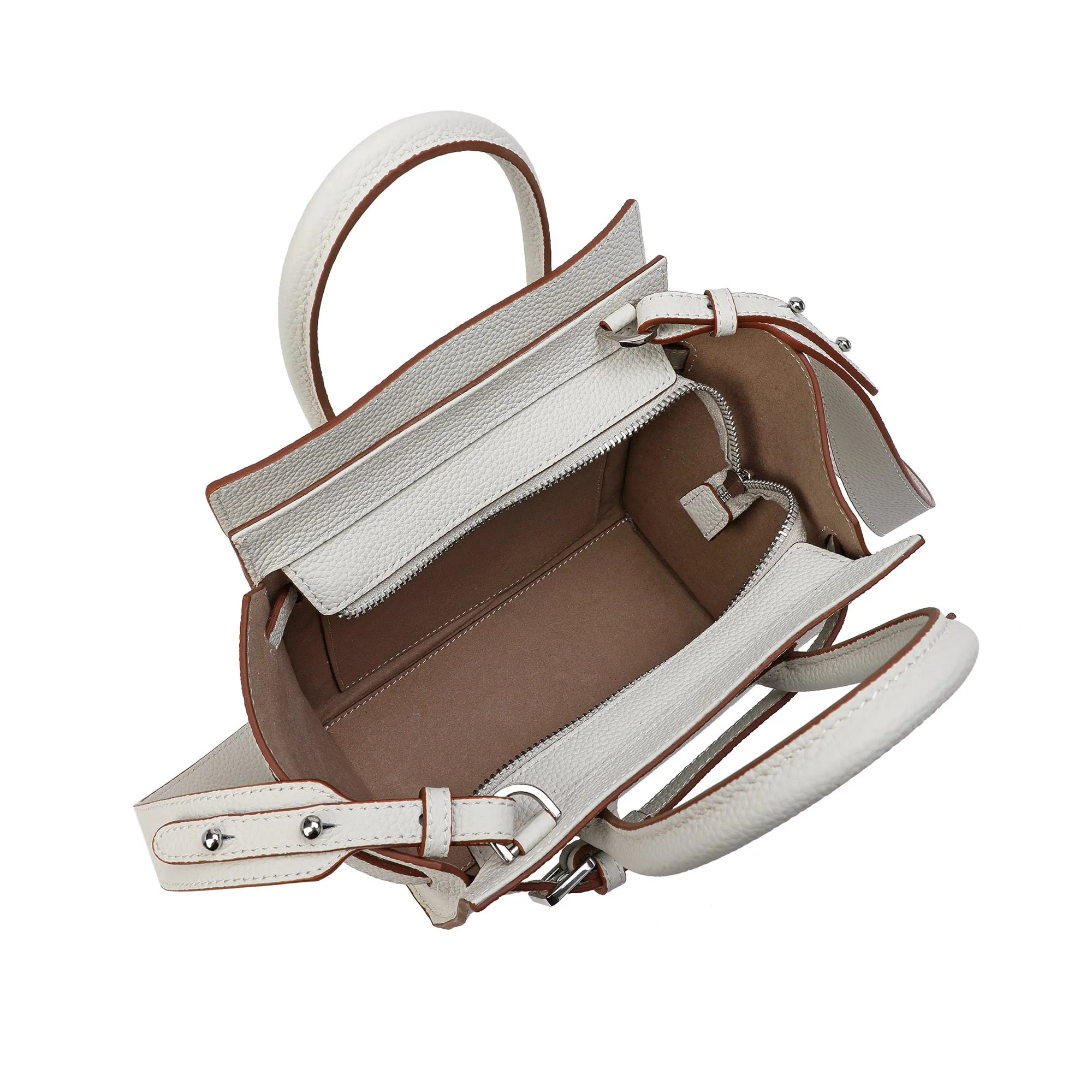 Tiffany & Fred Full-grain Satchel/Messenger Bag