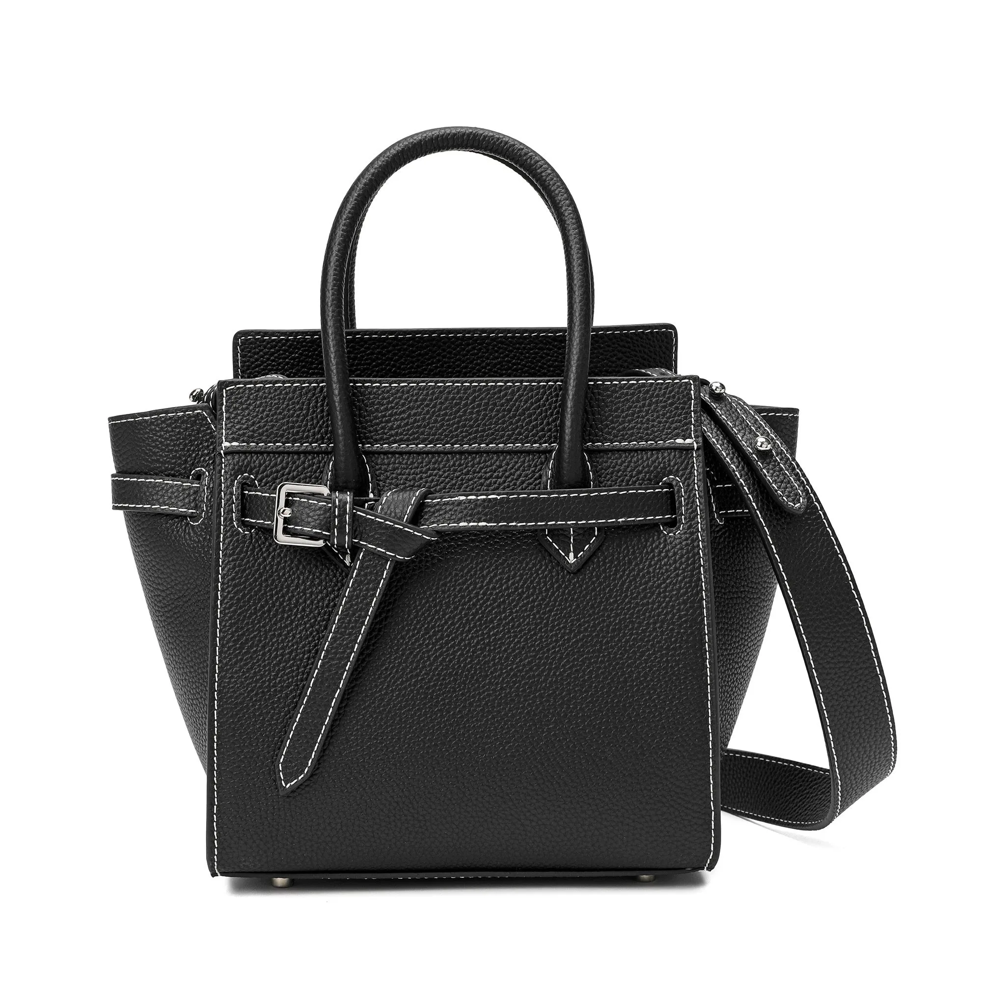 Tiffany & Fred Full-grain Satchel/Messenger Bag