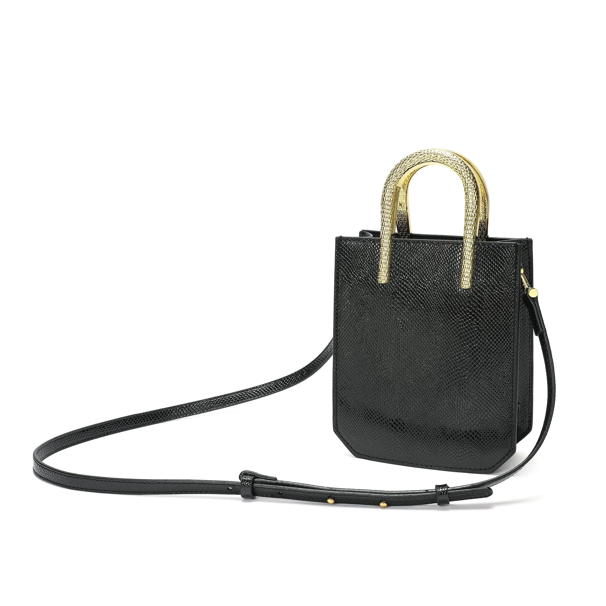 Tiffany & Fred Saffiano Leather Top-Handle Crossbody
