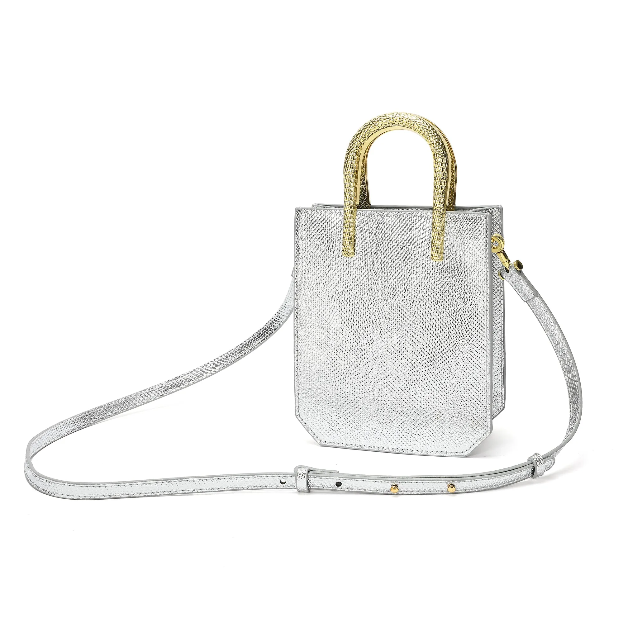 Tiffany & Fred Saffiano Leather Top-Handle Crossbody