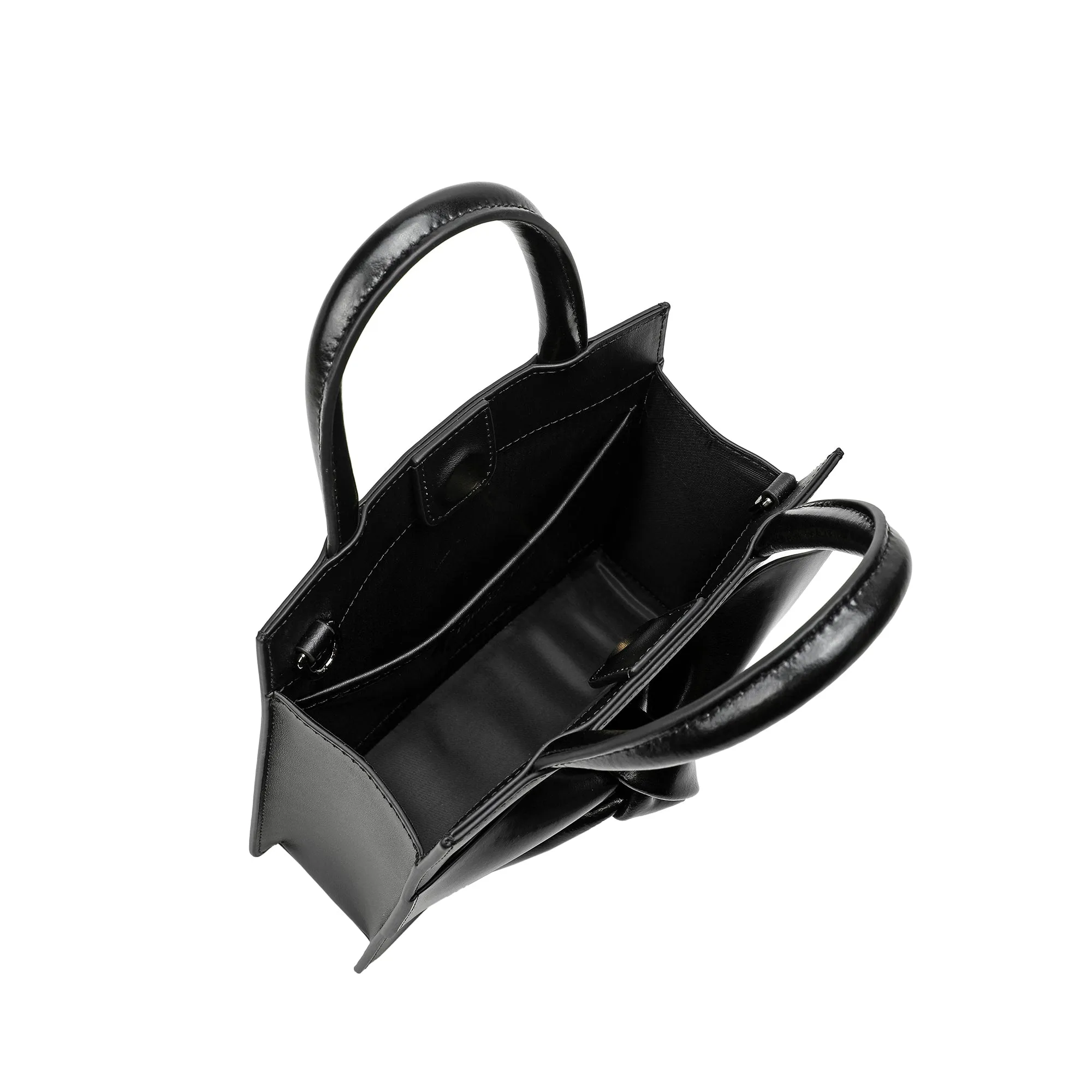 Tiffany & Fred Top-Handle Smooth Leather Shoulder Bag