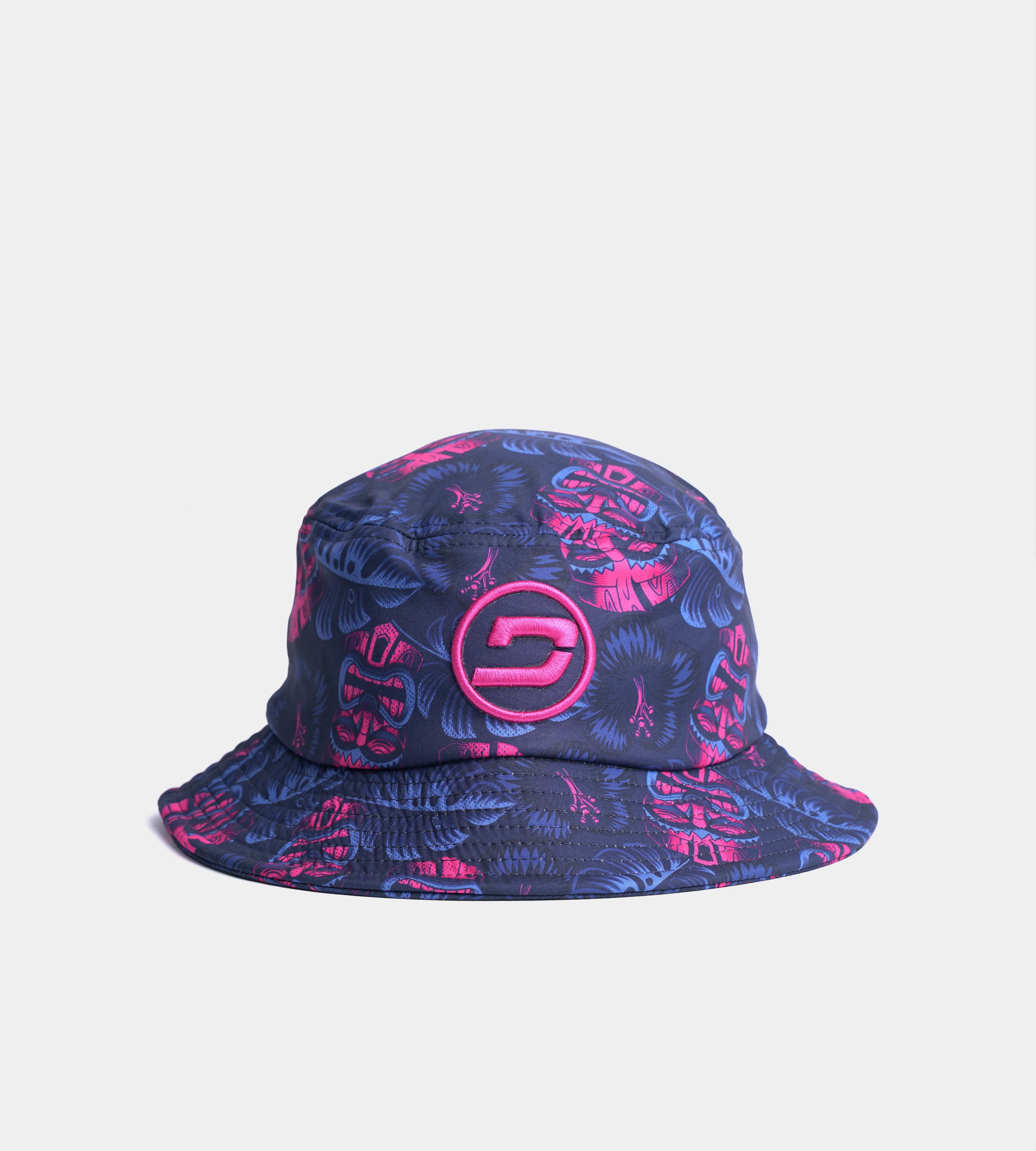TIKI BUCKET HAT - NAVY / PINK