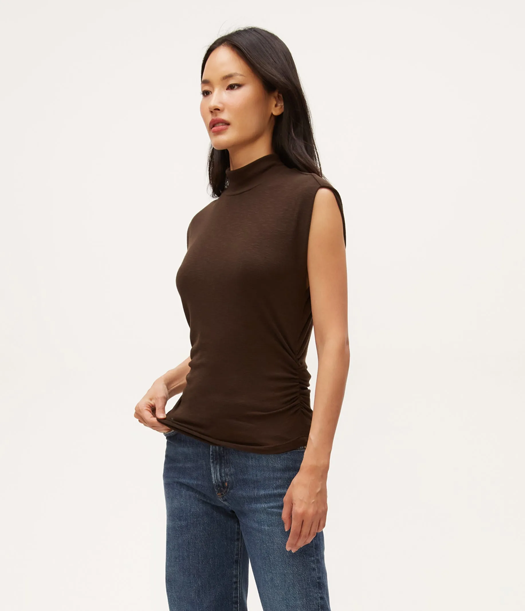 Tina Mock Neck Top