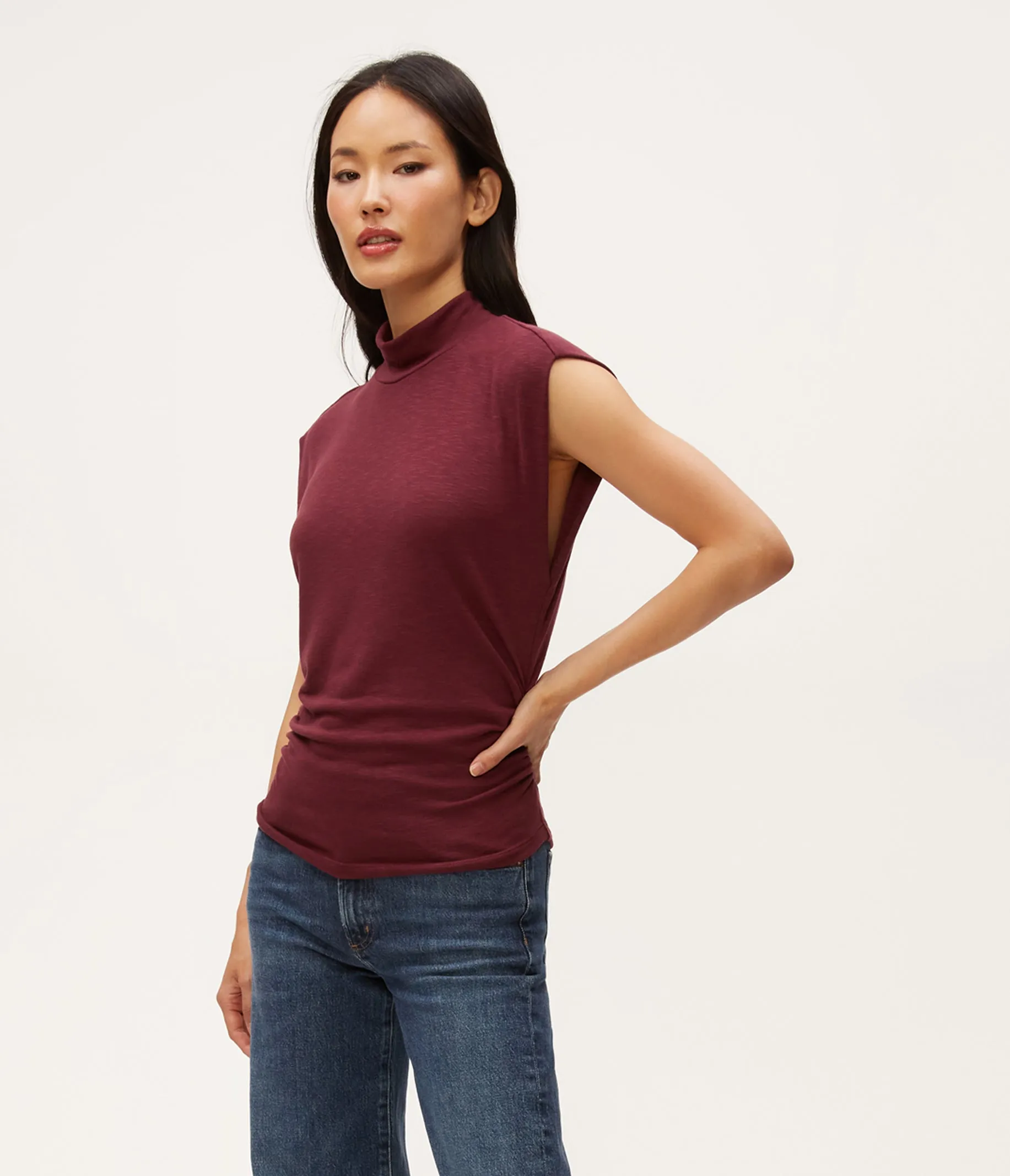 Tina Mock Neck Top
