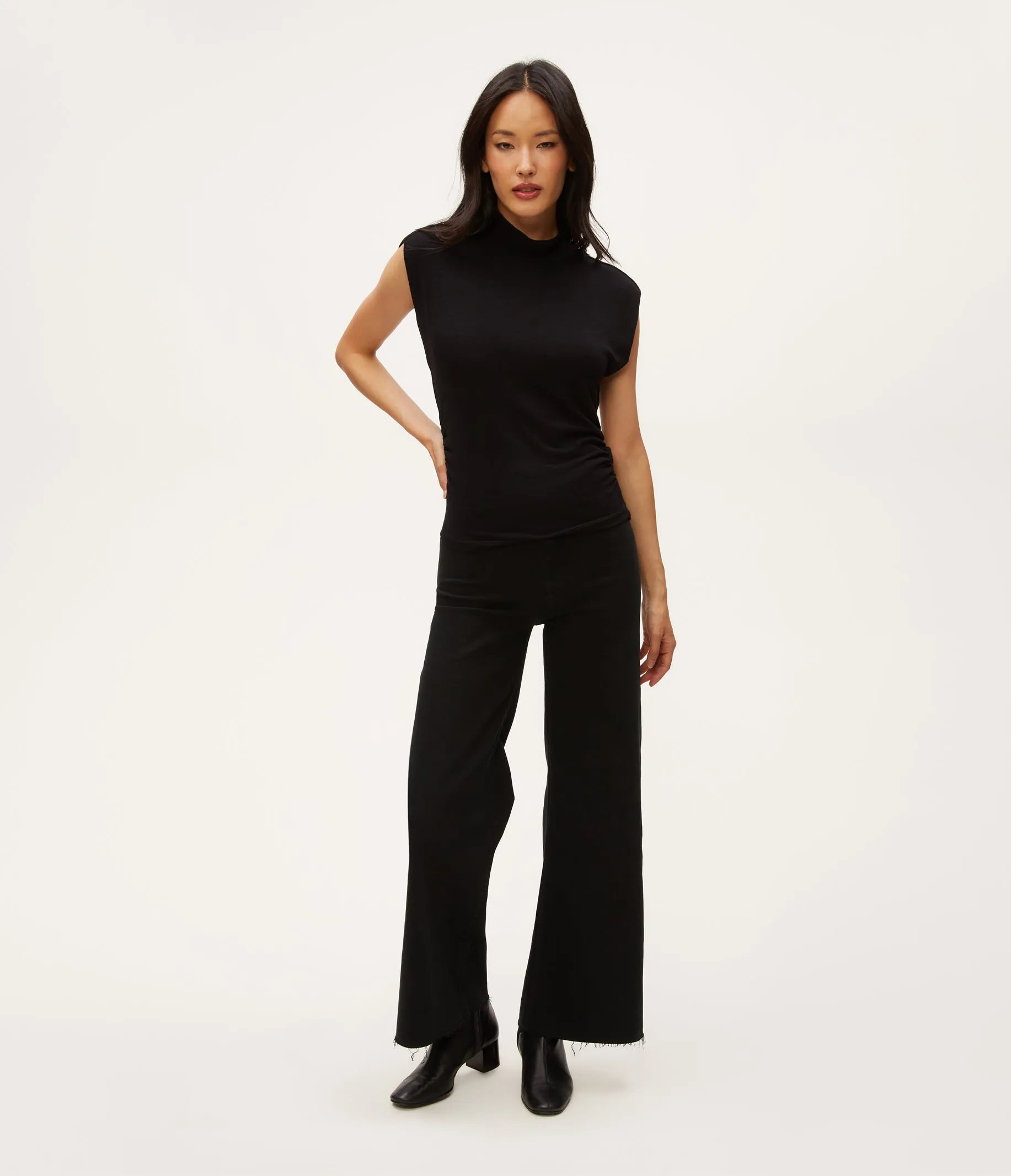 Tina Mock Neck Top
