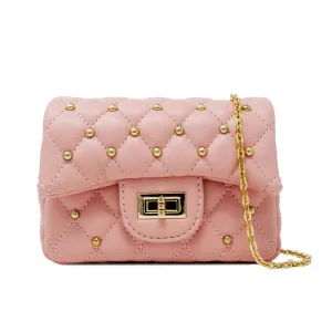 Tiny Treats Classic Quilted Stud Mini Bag