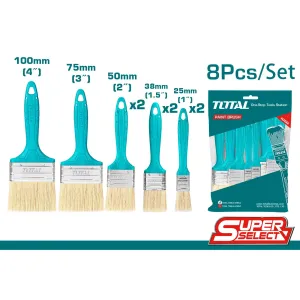 Total 8 Pieces Paint Brush Set - THT8450801