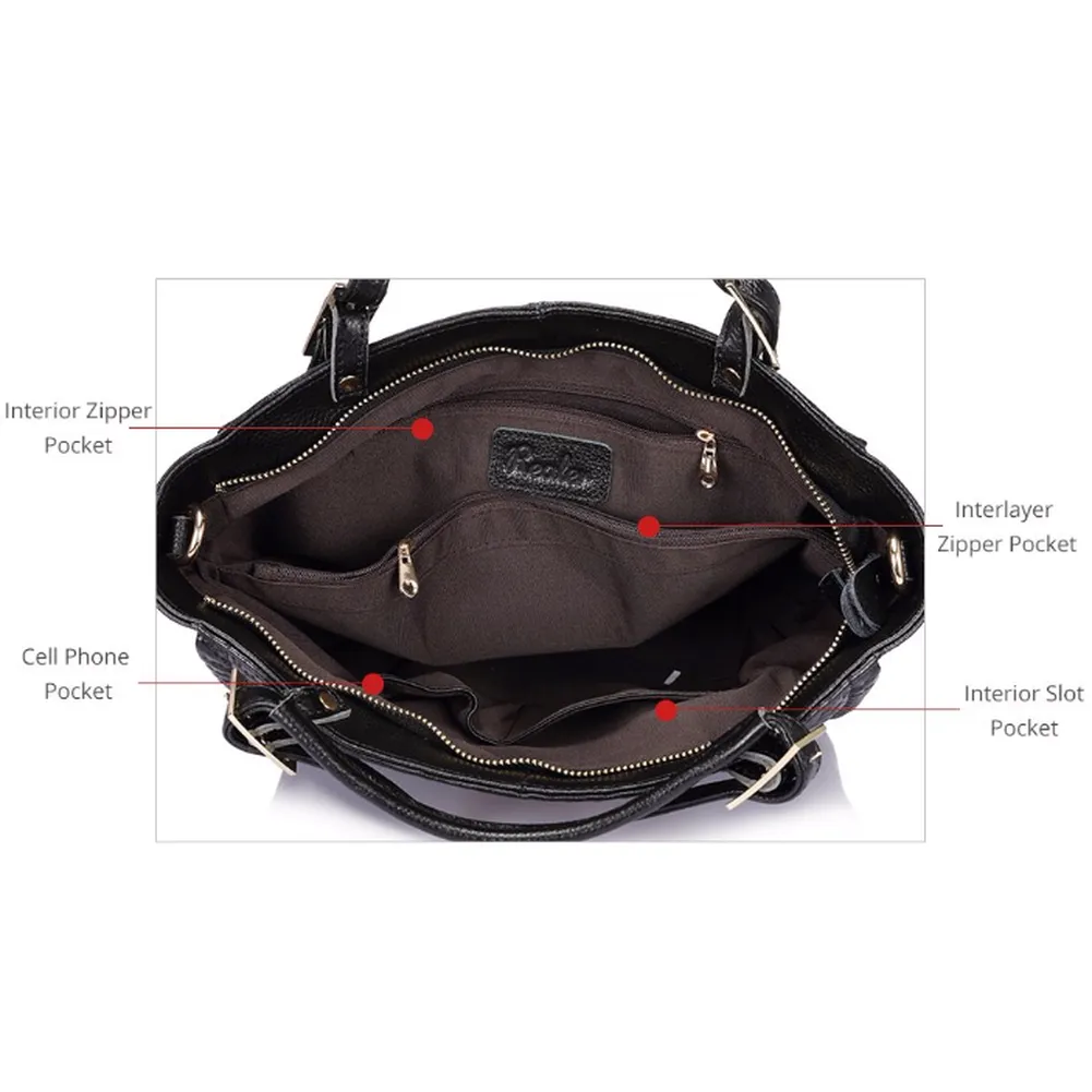 Tote / Shoulder Bag  <br>Genuine-Leather