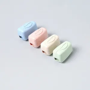 Travel Accessories 4pcs Fashion Toothbrush Cover Case Cap Suitcase Holder Portable Plastic Packing Baggage Boarding Organizer