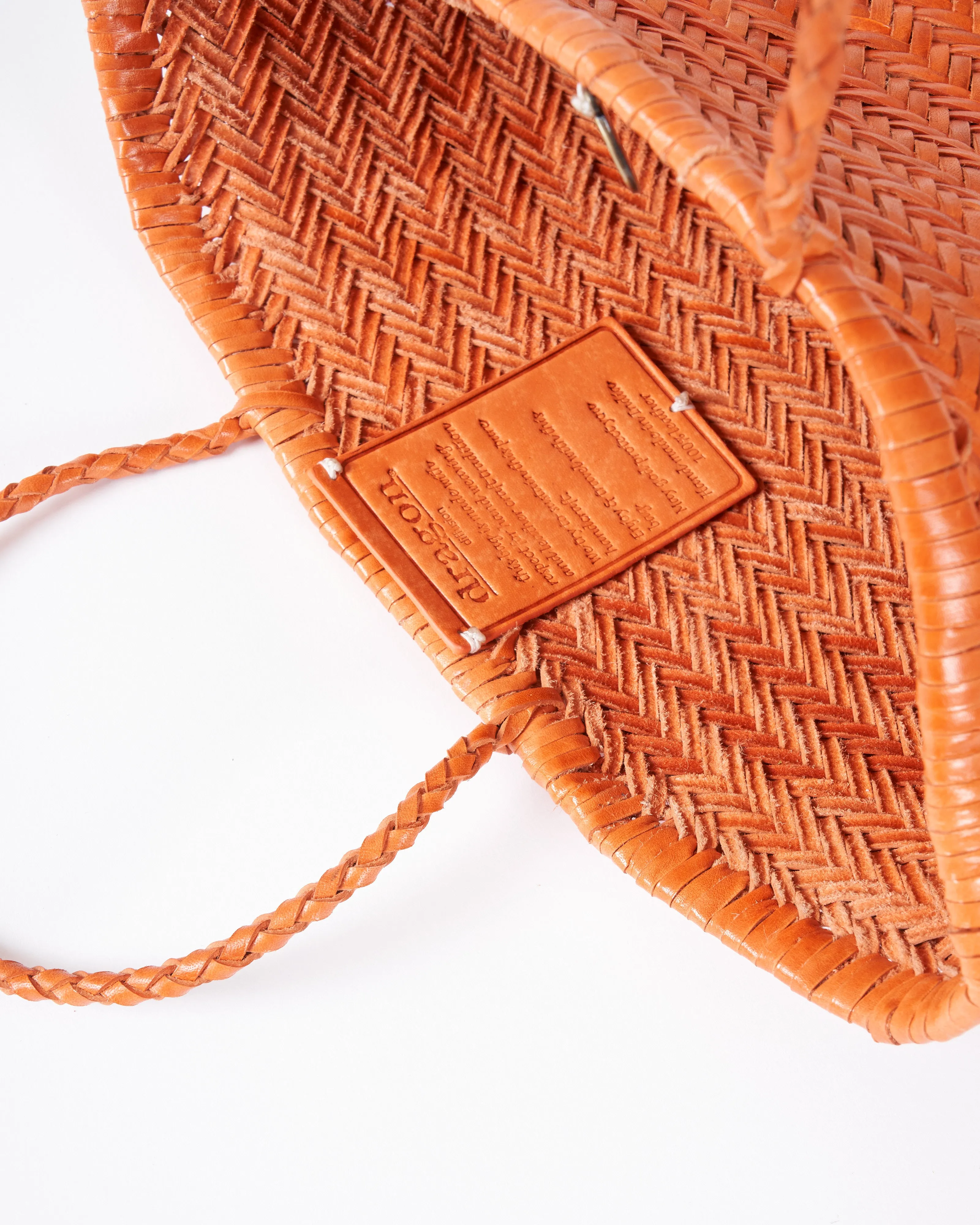triple jump mini - orange leather