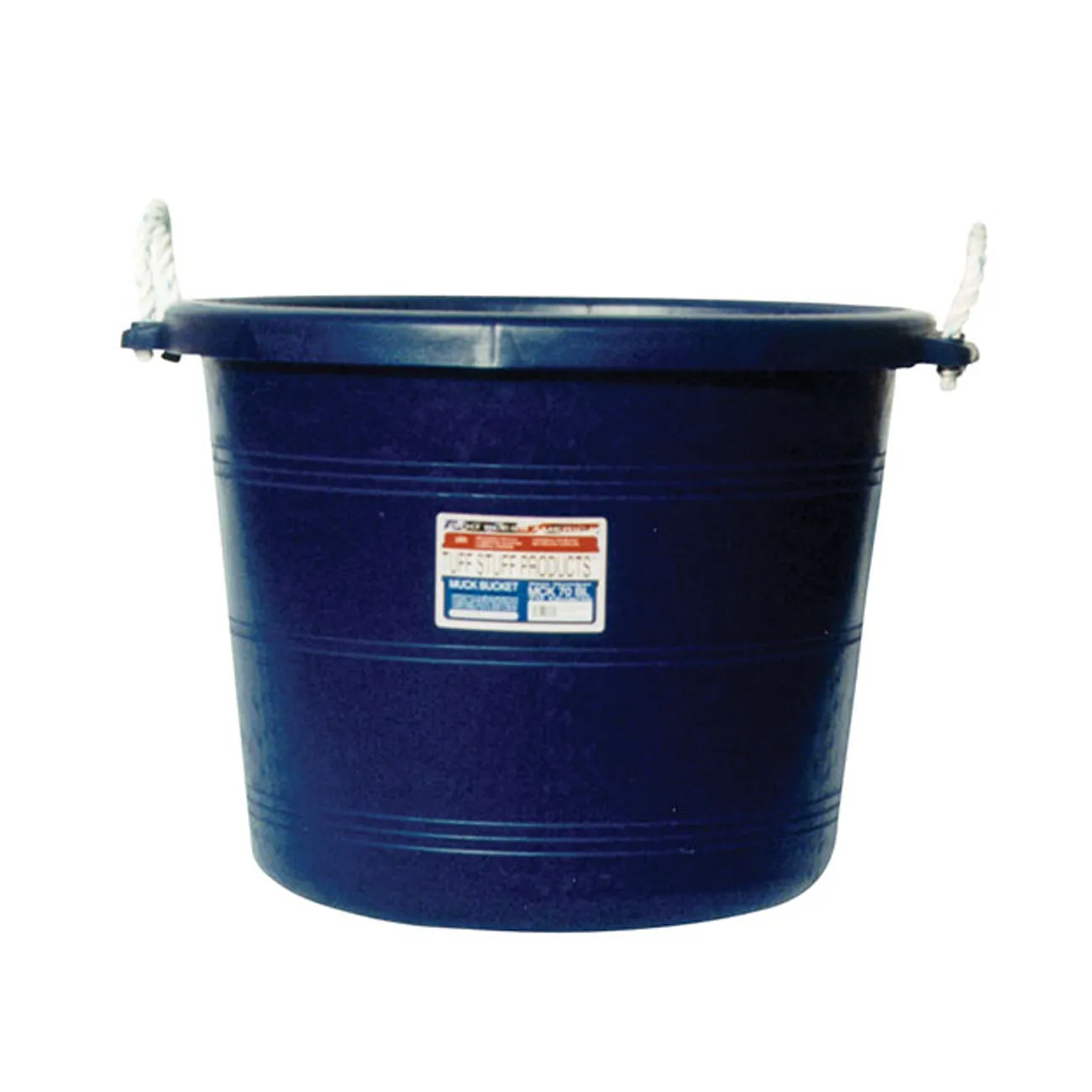 Tuff Stuff muck bucket 70 qts - blue