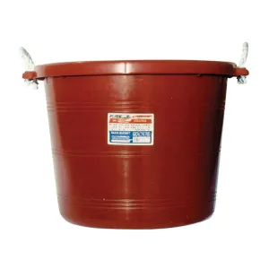 Tuff Stuff muck bucket 70 qts - red