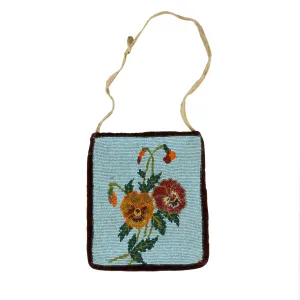 Two-Sided Beaded Plateau Indian Flat Bag