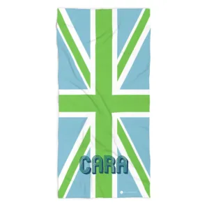 Union Jack Blue Beach Towel