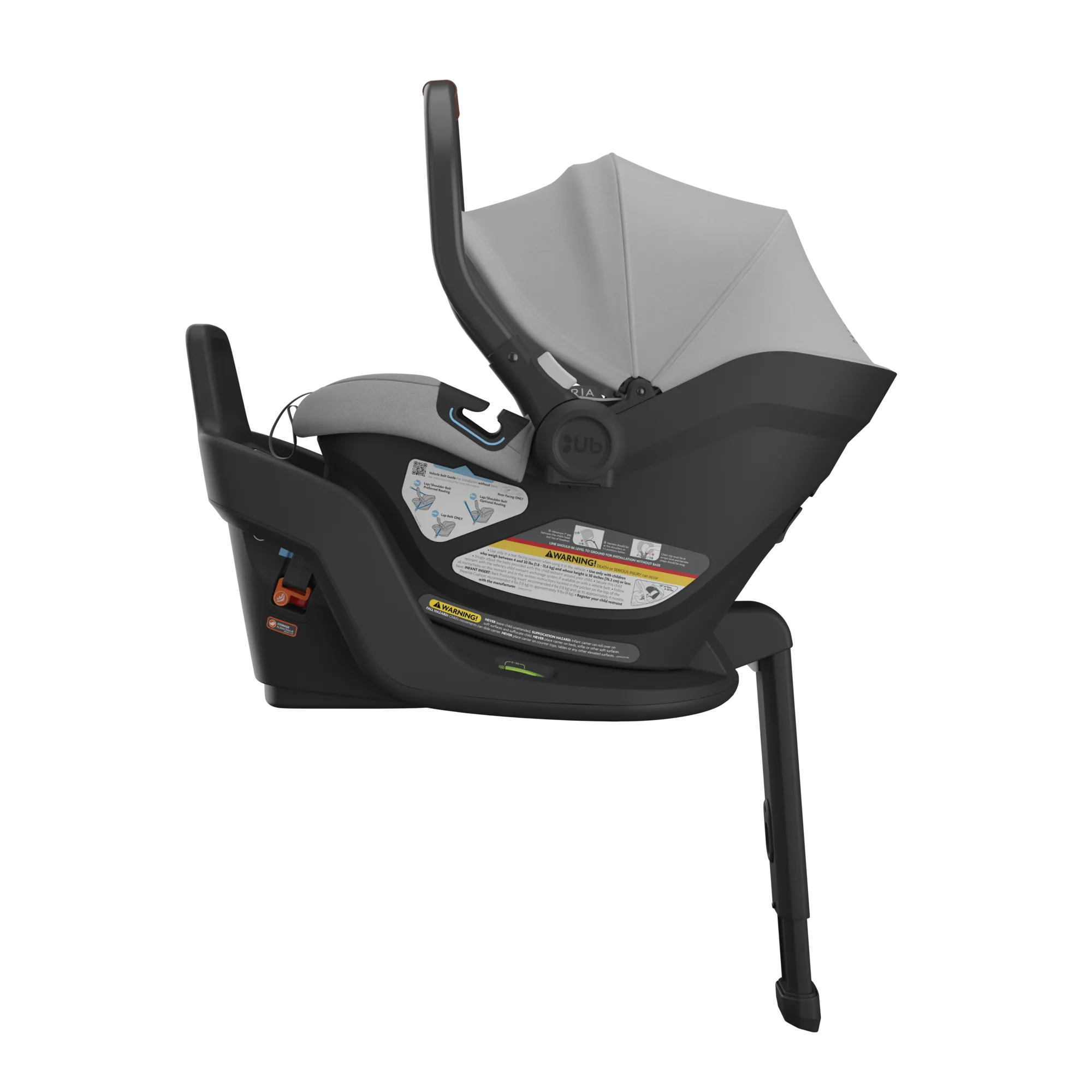 UPPAbaby Aria Infant Car Seat - Anthony (Grey/Chestnut Leather)