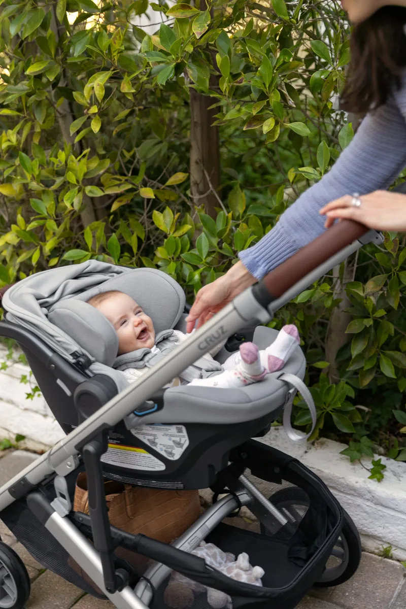 UPPAbaby Aria Infant Car Seat - Anthony (Grey/Chestnut Leather)