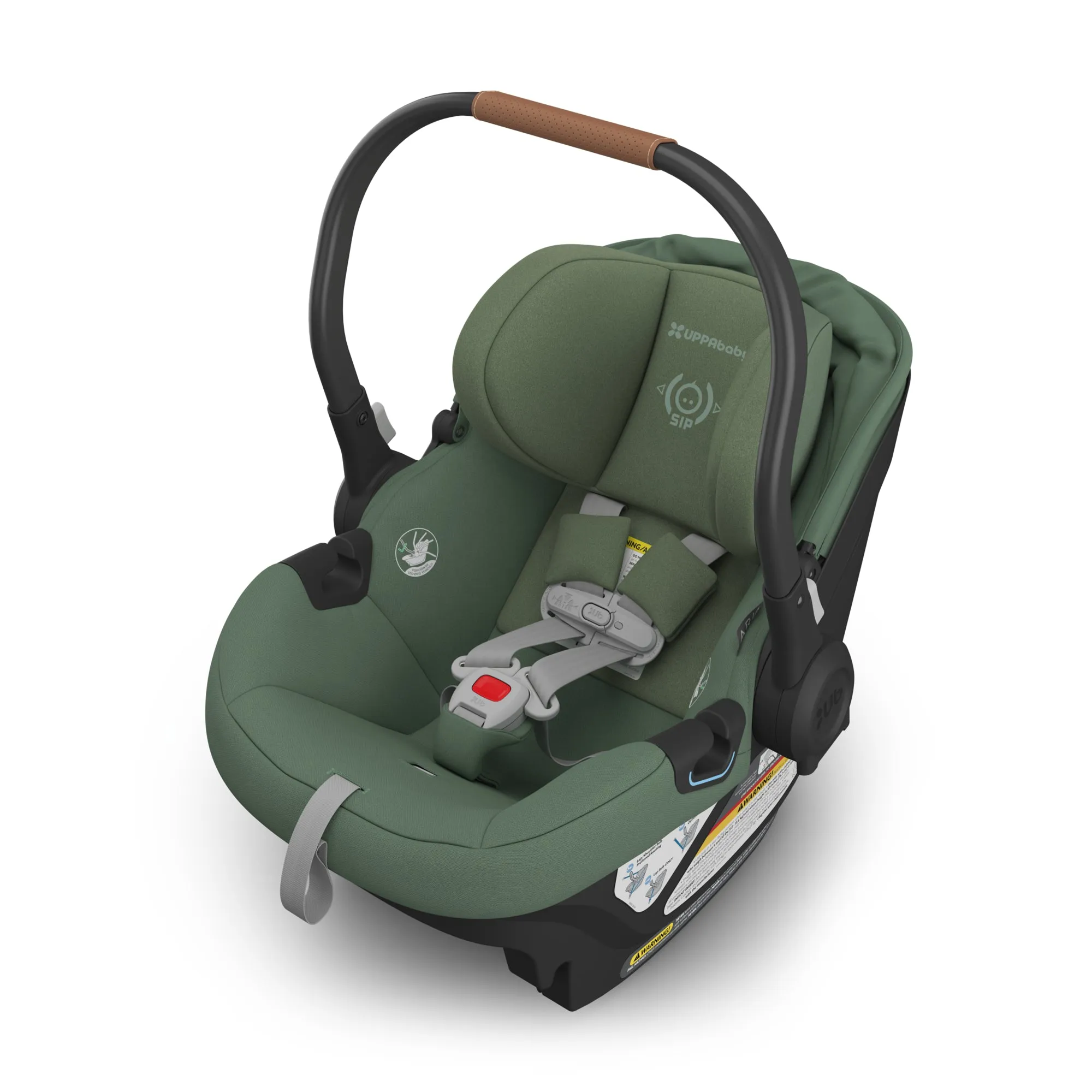 UPPAbaby Aria Infant Car Seat - Gwen (Green/Saddle Leather)