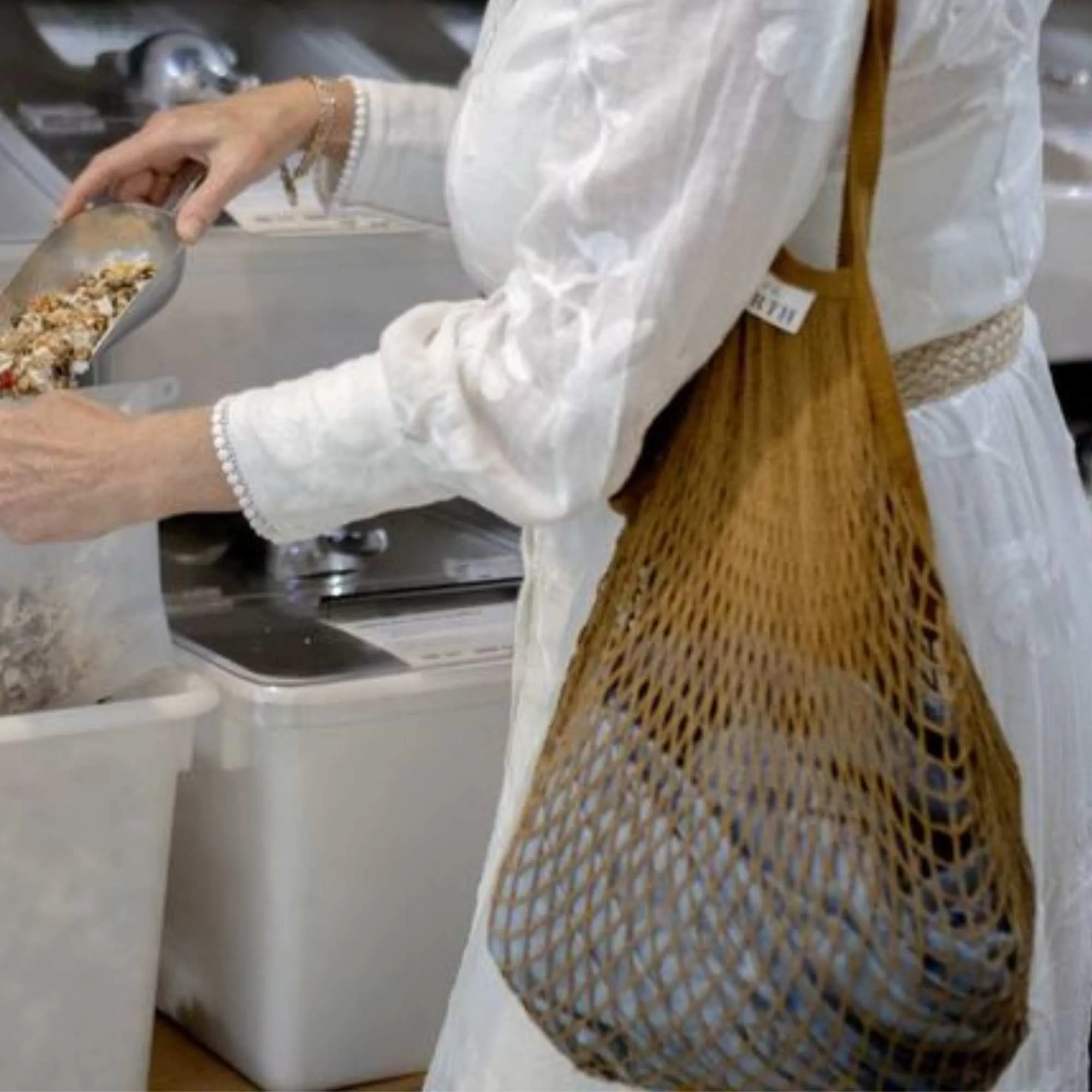 Us   The Earth | GOTS Cert Organic Cotton Mesh Shopping Bags