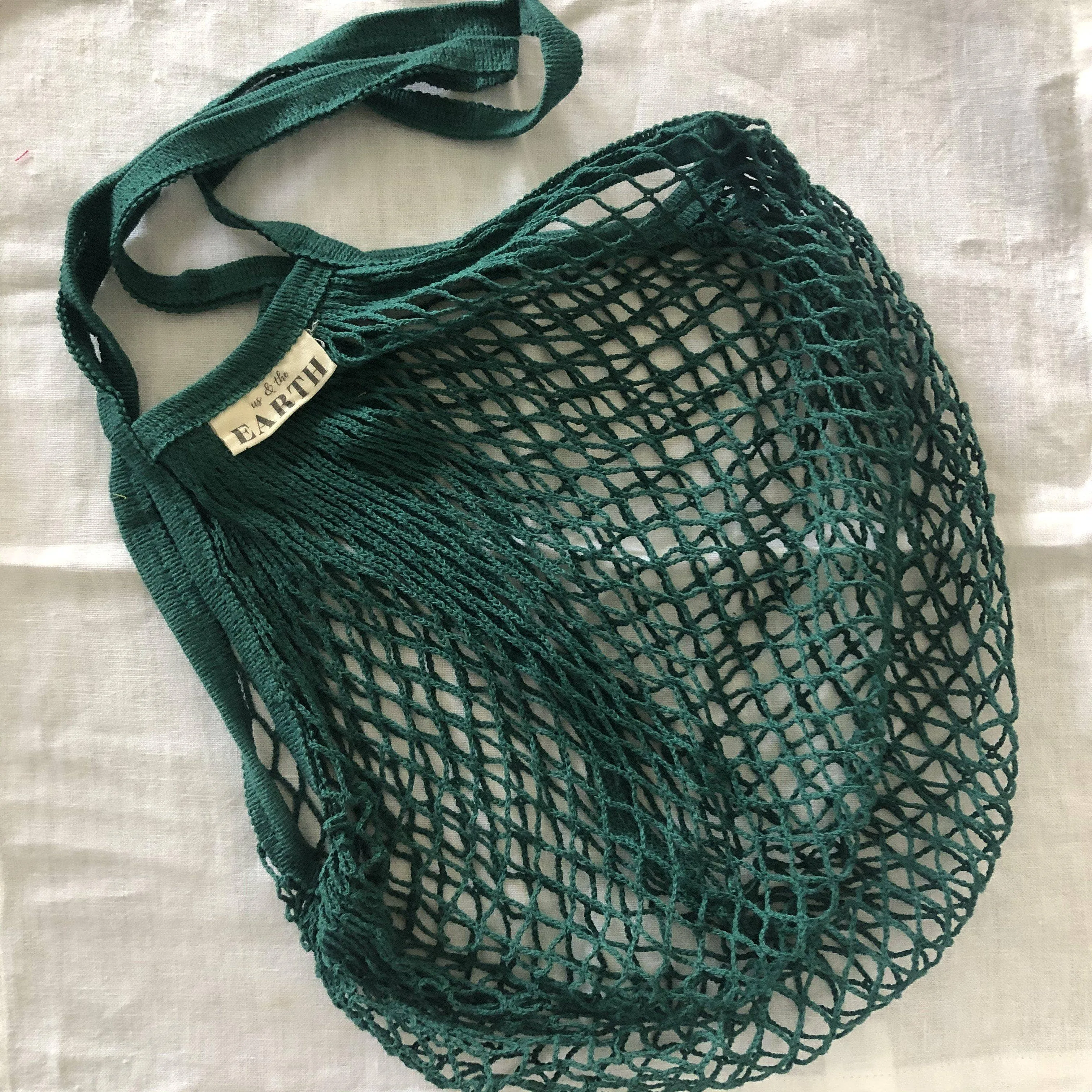 Us   The Earth | GOTS Cert Organic Cotton Mesh Shopping Bags