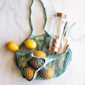 Us   The Earth | GOTS Cert Organic Cotton Mesh Shopping Bags