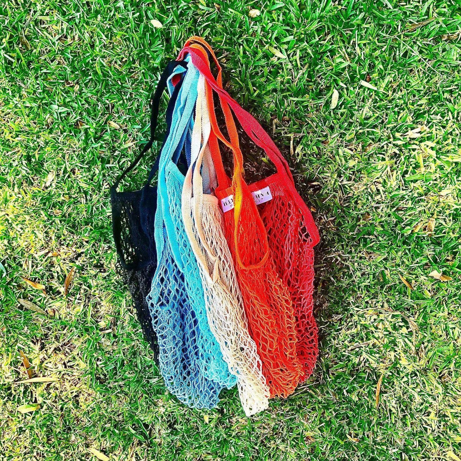 Us   The Earth | GOTS Cert Organic Cotton Mesh Shopping Bags