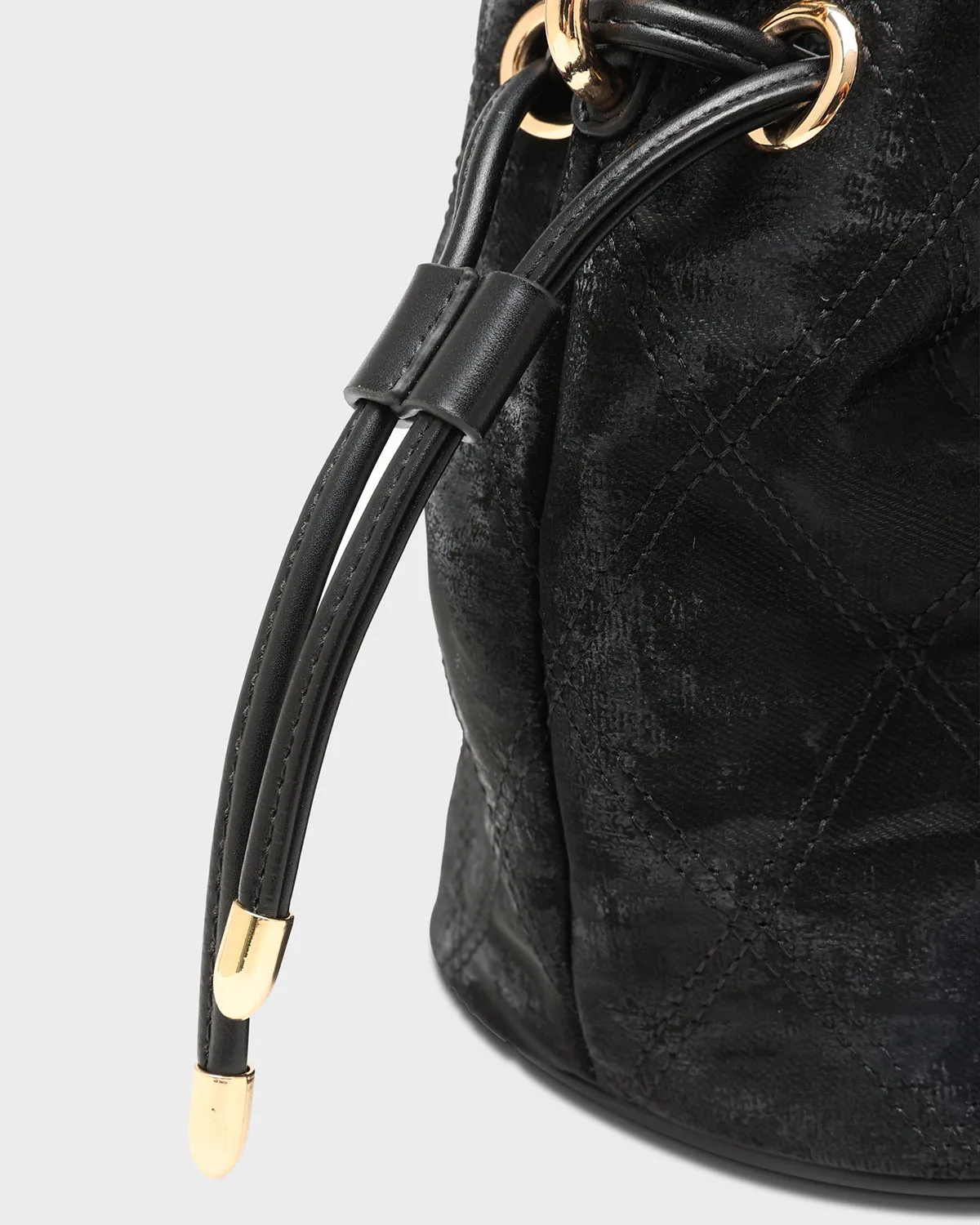 Velvet Evening Bag in Black