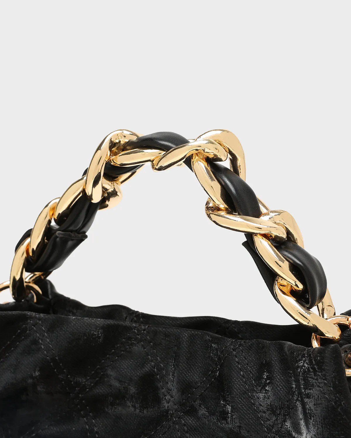 Velvet Evening Bag in Black